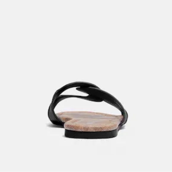 NEW Coach Essie Sandal in black leather - Picture 5 of 10